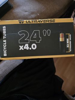 Bicycle inner tube 24x4in New