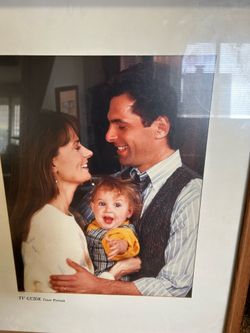 TV Guide covered framed portrait