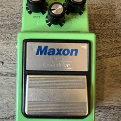 Maxon OD-9 Overdrive Pedal With Analogman Mod