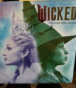 New, Sealed “ Wicked “ 16 month Calendar