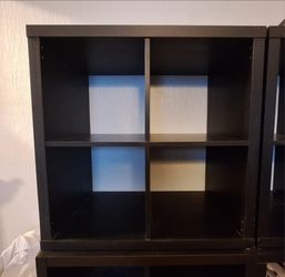 IKEA KALLAX Black 2x2 Shelf