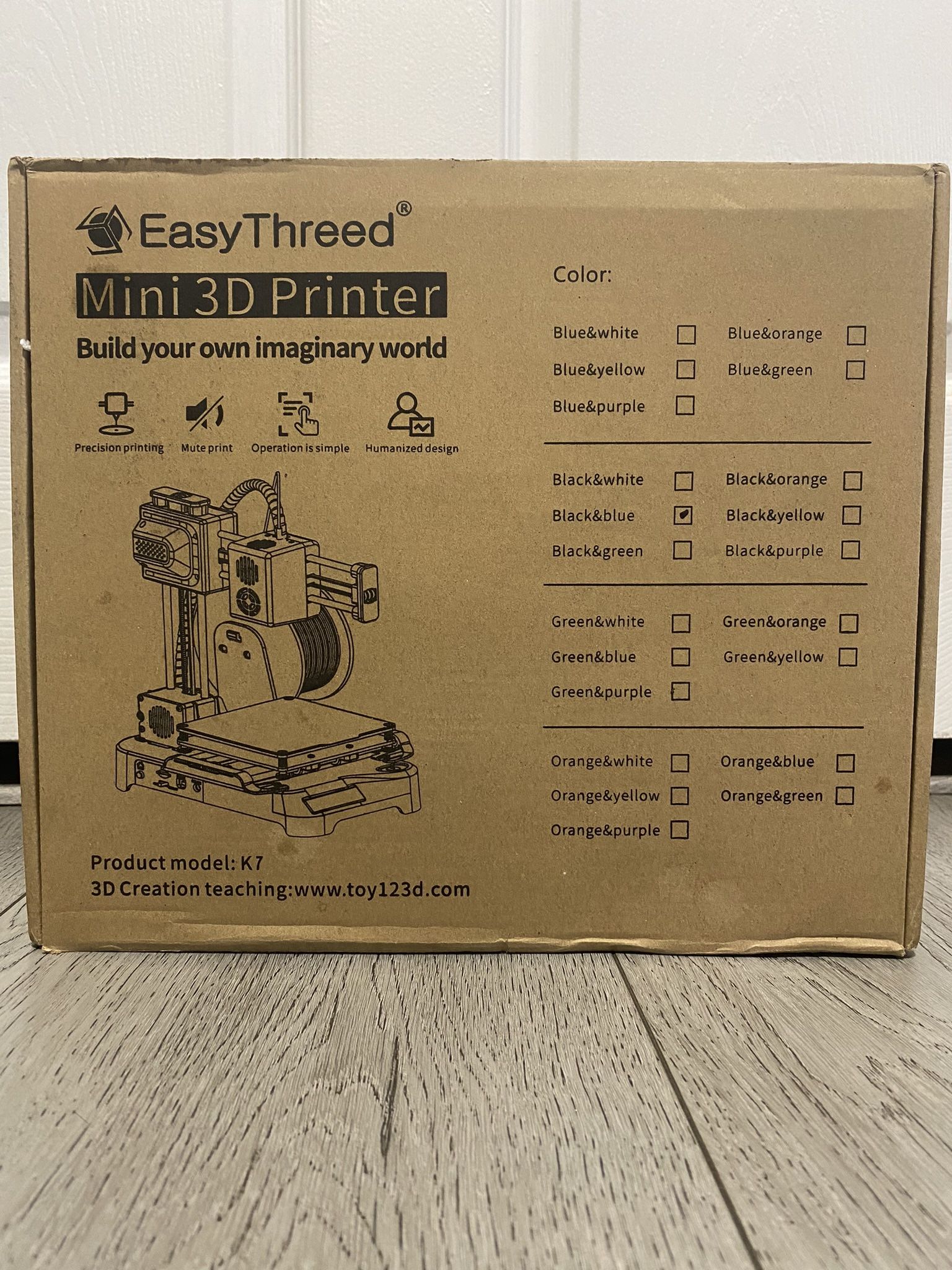 Easy Threed Mini 3D Printer K7