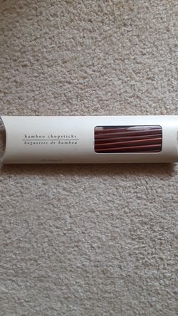 Pier One bamboo chopsticks set for 10