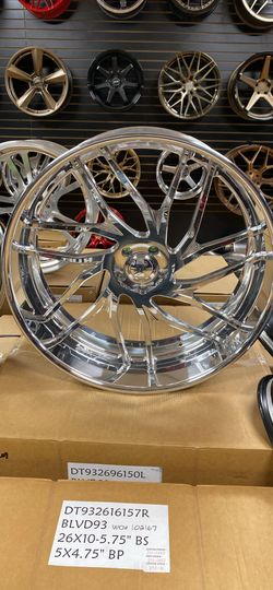 Billet Specialties Blvd93 24” And 26” 5x4.75 Available Payment Plan Options 