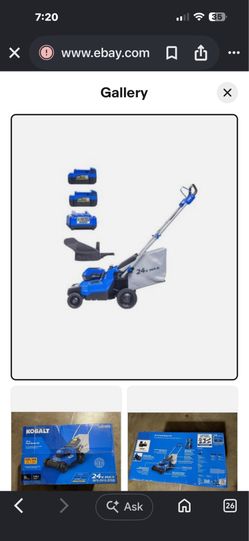 Kobalt lawnmower