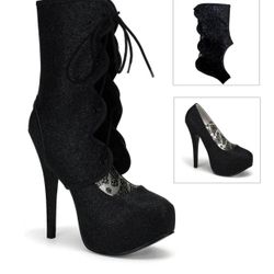 Bordello Pumps/Boots Size 7