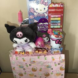 Girls Kuromi / Hello Kitty Easter Basket