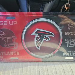 Falcons License Plate