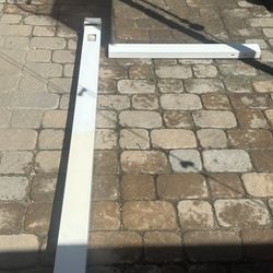 Vinyl PVC Real Estate Sing Post 6 Ft H * 2 Available * 