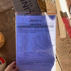 Dreamline Aqua Ultra Shower Door 