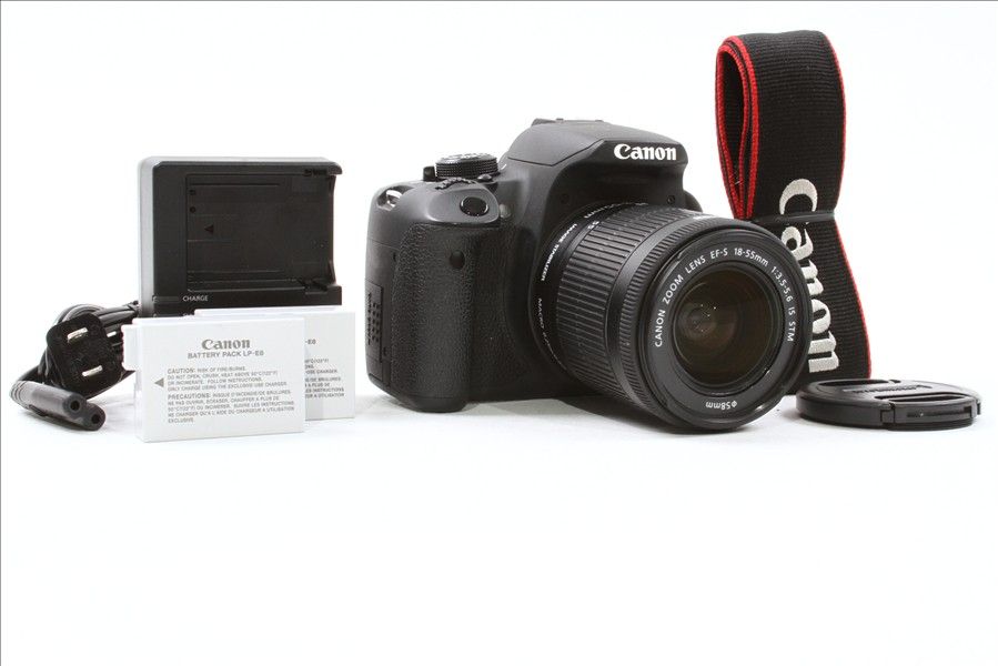 Used Canon EOS Rebel T5i 18.0MP Digital SLR Camera w/18-55mm Lens
