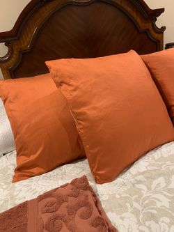 Decorative Pillows And Bath And Hand Towels
