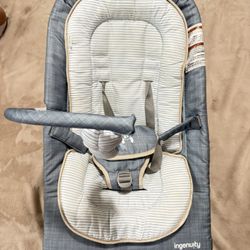 Ingenuity 2-in-1 Happy Belly Rock To Bounce Massage Baby Seat