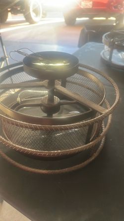 Dark grey ceiling light