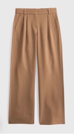 New Abercrombie & Fitch Tailored Pants, Tan, Women’s Size 26 Short