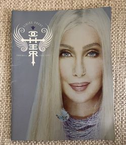 Cher Concert Program 2002 Living Proof Farewell Tour