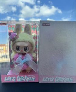 THE MONSTERS Let's Checkmate Series-Vinyl Plush Hanging Card