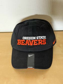Nike Oregon State Beavers Heritage86 Dri-Fit Strapback Black Orange Adult Adjustable Hat Cap