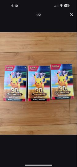 Pokémon 30th Celebration Booster Bundle x3