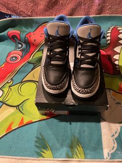 OG Sport Blue Jordan 3’s