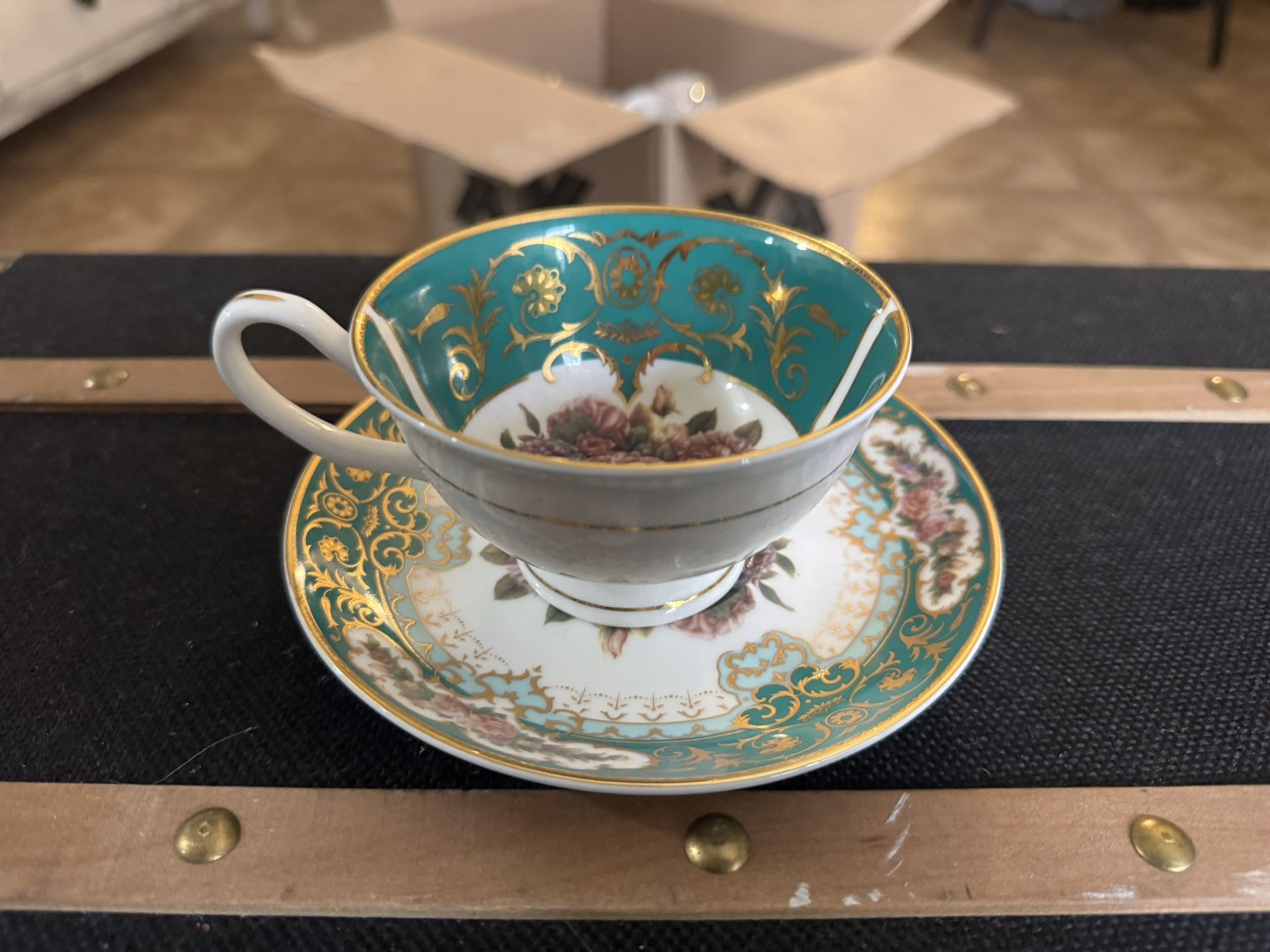 Royal Emerald Gold Bone China