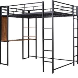 Full Size Metal Loft Bed
