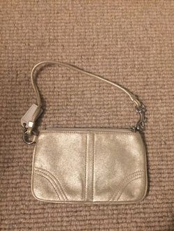 Beautiful coach Wristlet