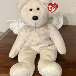 Ty Beanie Buddy Herald Angel Bear