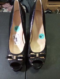 Marc Fisher Peep Toe Bow High Heels Size 8.5 $15 Firm P/U 48 TH ST Roosevelt Phx 