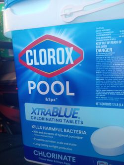 Clorox blue tablets