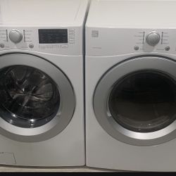 Kenmore Washer And Dryer Set White Working Good