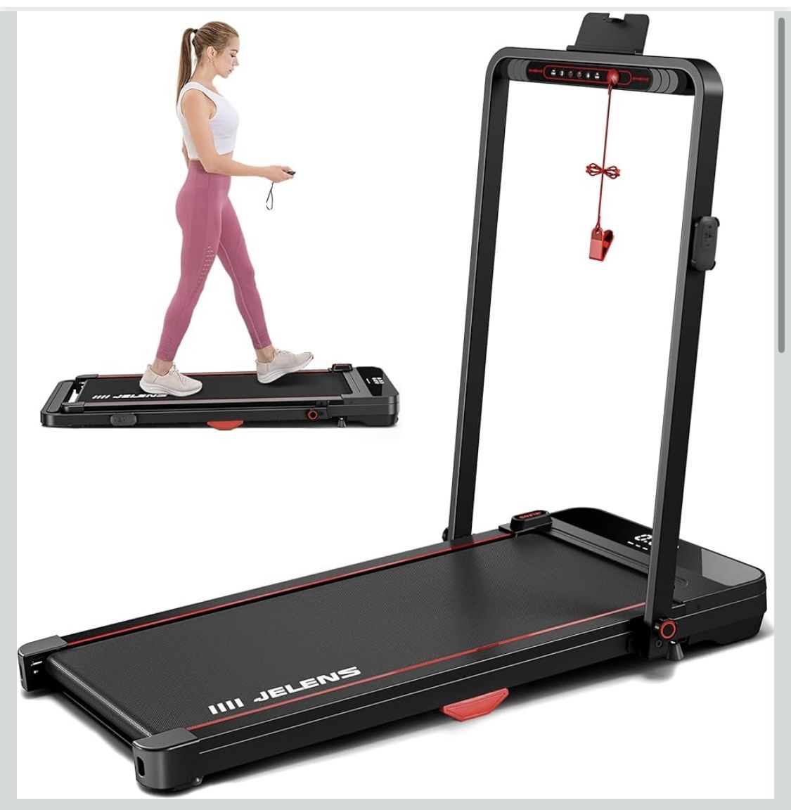 Jelens 2 in 1 Treadmill, Walking Pad Treadmill For Office Home