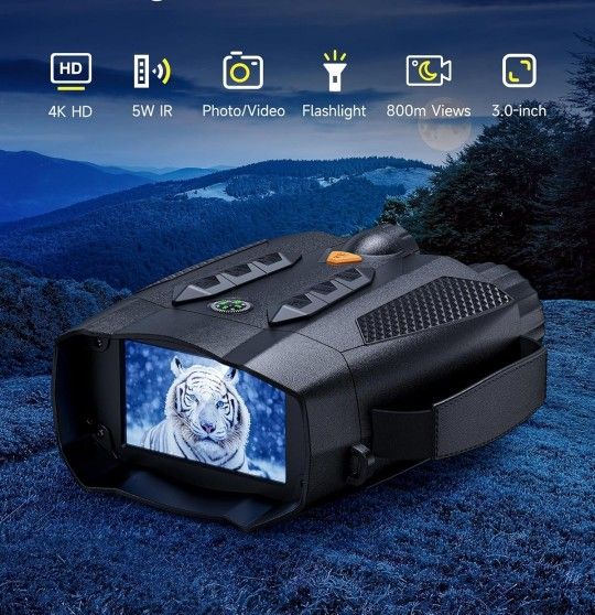4k high def Night vision binoculars and camera