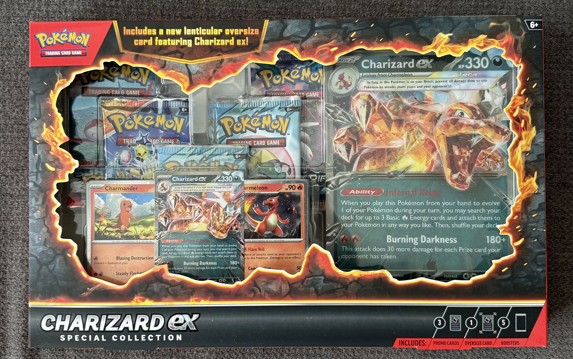 Pokemon Charizard Ex Special Collection Box