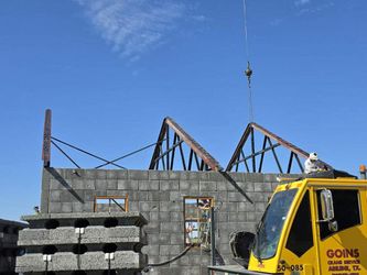 Steel trusses cabrillas