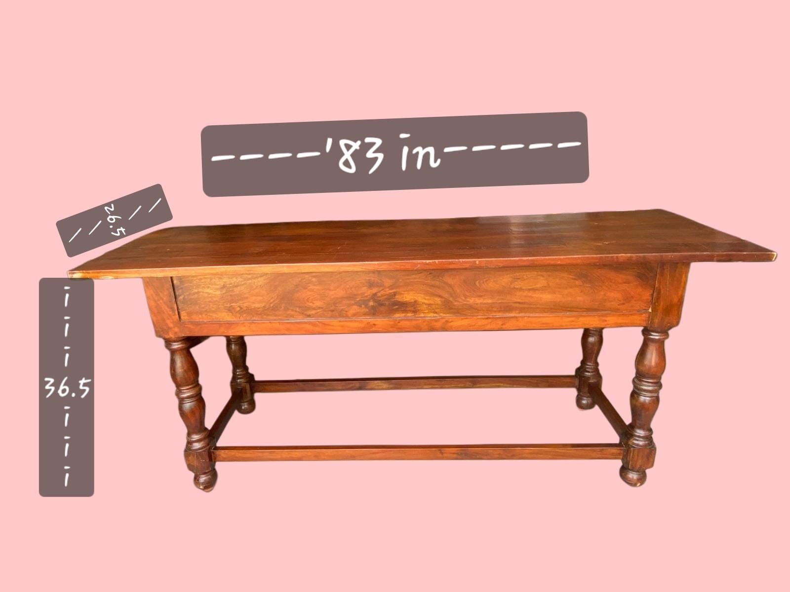 Sofa Entry Console Table With Drawers 