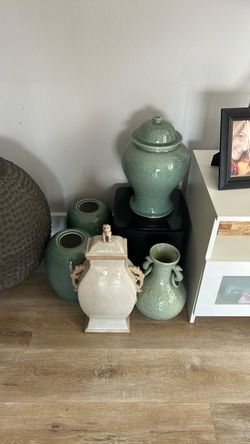 Ceramic Vase and Jar