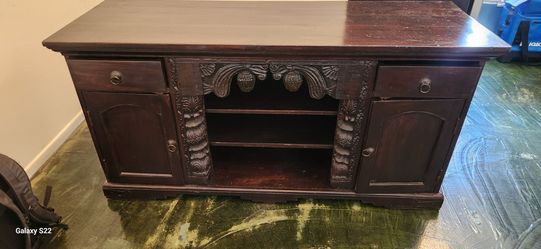 Antique carved buffet 120 OBO