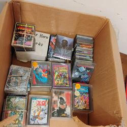 Superhero Trading  Card Collection Lot