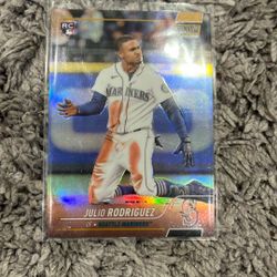 2022 Topps Stadium Club Chrome Julio Rodriguez Gold Refractor /50