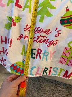 Santa Claus Christmas tree skirt #christmas #holiday #tree