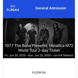 Metallica Floor Level 