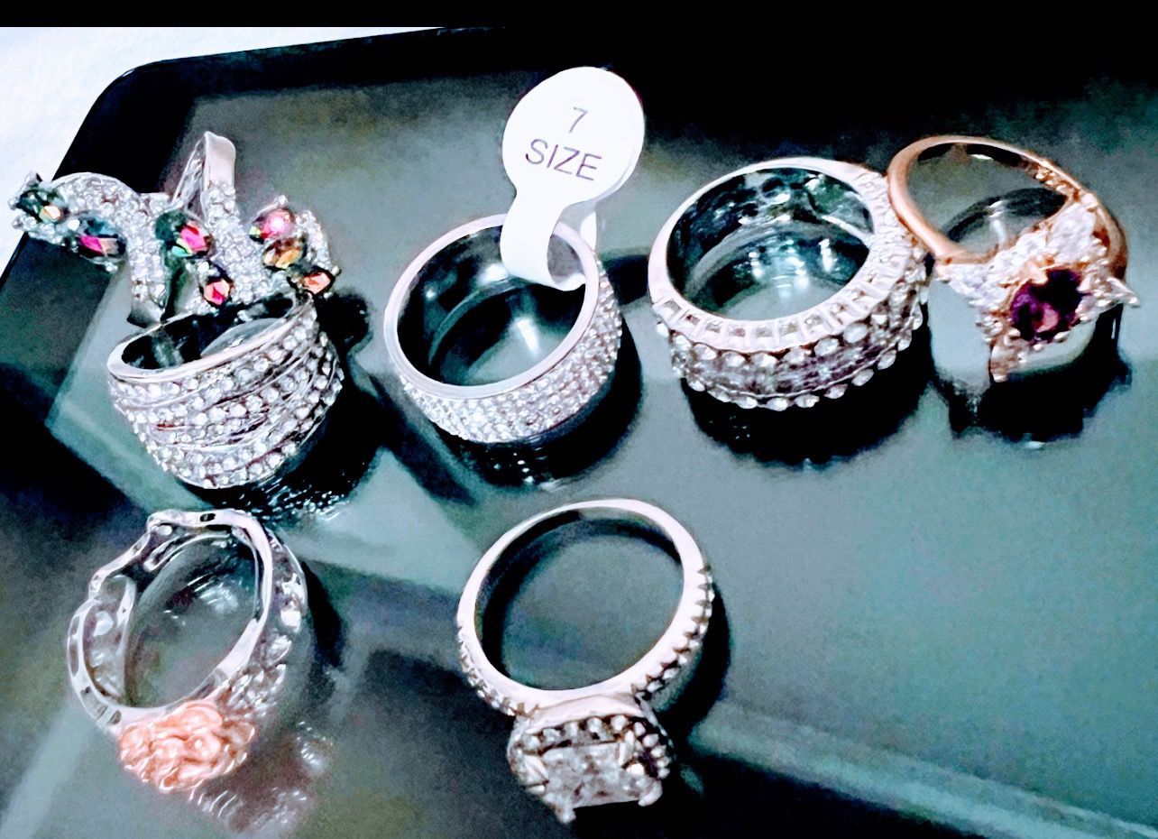 SILVER RINGS, NEW!