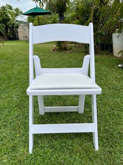 Padded resin chairs party