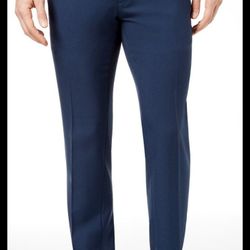 Reaction Kenneth Cole Men Pants Blue Shine 40w ×32L 