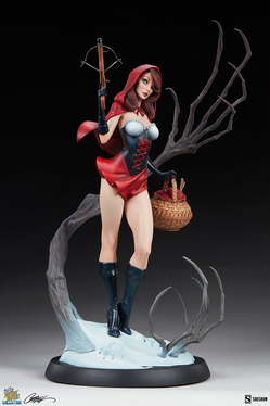 RED RIDING HOOD~STATUE~LE 4000~FAIRYTALE FANTASIES~J SCOTT CAMPBELL~SIDESHOW~MIB