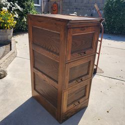 Vintage file cabinet