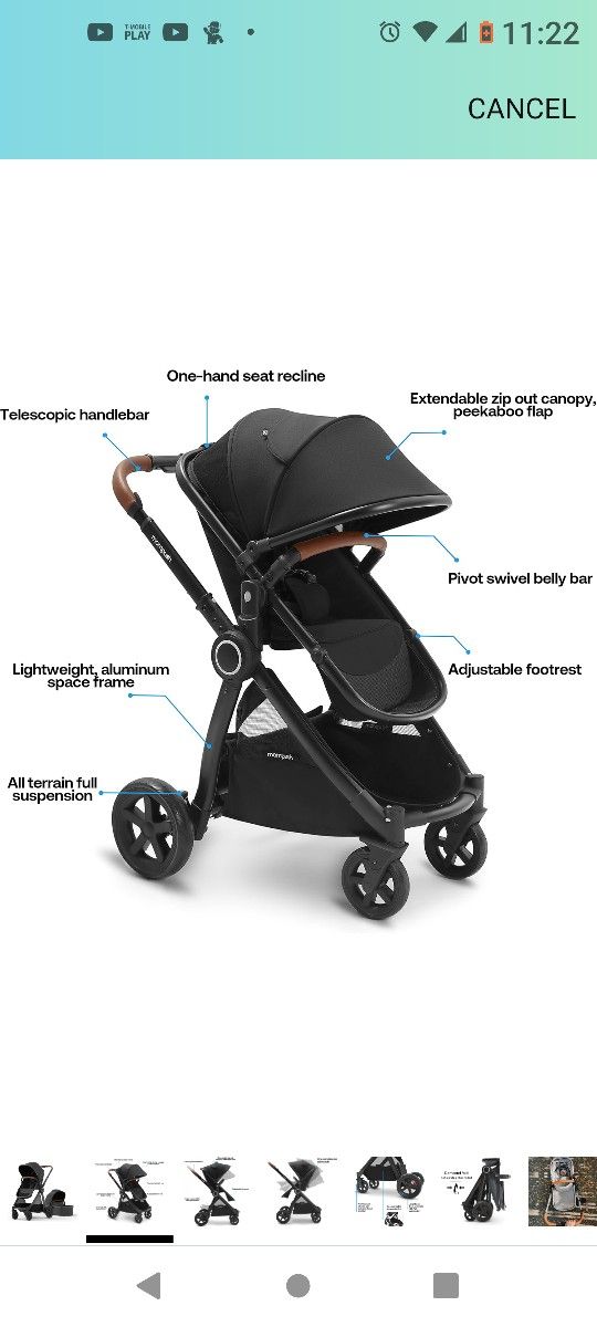 Mompush 2-1 Baby Stroller