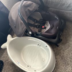 Safety First Car Seat , and Baby Tub $50 For Both