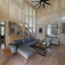Crate And Barrel Couch, Gray